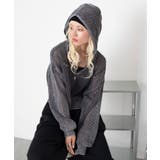スミクロ | ハトメメッシュニットショートパーカー | WEGO【WOMEN】