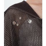 ハトメメッシュニットショートパーカー | WEGO【WOMEN】 | 詳細画像5 