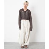 ハトメメッシュニットショートパーカー | WEGO【WOMEN】 | 詳細画像14 