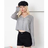 シアースパンコールカーディガン | WEGO【WOMEN】 | 詳細画像13 