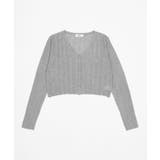 シアースパンコールカーディガン | WEGO【WOMEN】 | 詳細画像21 