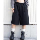 ブラック | タックスウェットハーフパンツ | WEGO【WOMEN】