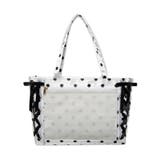 ホワイト | ポルカドットレースアップ痛バッグS | WEGO【WOMEN】