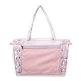 Lピンク | ファンシーハートレースアップ痛バッグS | WEGO【WOMEN】