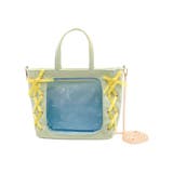 イエローソノタ | ギンガムレースアップミニぬいショルダー | WEGO【WOMEN】