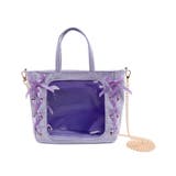 Lパープル | ギンガムレースアップミニぬいショルダー | WEGO【WOMEN】