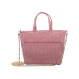 ギンガムレースアップミニぬいショルダー | WEGO【WOMEN】 | 詳細画像1