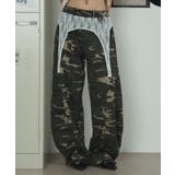 柄1 | ガーターデザインスウェットパンツ | WEGO【WOMEN】