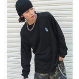 ブラック | 別注BENDAVISワンポイントT(LS) | WEGO【MEN】