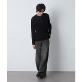 リングドットヘンリーネックリブT(LS) | WEGO【MEN】 | 詳細画像2