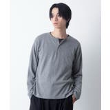 グレー | リングドットヘンリーネックニットプルオーバー | WEGO【MEN】