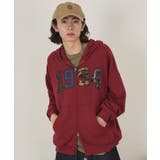 ワイン | 1994パターンZIPパーカー | WEGO【MEN】