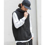 ブラック | フードナイロンベスト | WEGO【MEN】