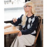 アーガイルフラッフィーカーディガン | WEGO【WOMEN】 | 詳細画像10