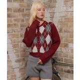 アーガイルフラッフィーカーディガン | WEGO【WOMEN】 | 詳細画像14