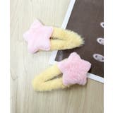 Lピンク | L2Pふわふわスターパッチンピン | WEGO【WOMEN】