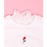 【WC】薔薇レース襟スウェット | WEGO【WOMEN】 | 詳細画像6 