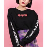 ブラック | 【WC】ハートシシュウSWT 韓国 韓国ファッション | WEGO【WOMEN】