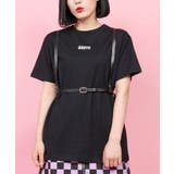 ブラック | 【WC】ハーネスツキTシャツ | WEGO【WOMEN】