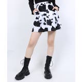 ブラック | 【WC】牛柄スカート | WEGO【WOMEN】