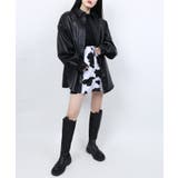 【WC】牛柄スカート | WEGO【WOMEN】 | 詳細画像4 