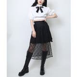 【WC】カメオリボンショートブラウス | WEGO【WOMEN】 | 詳細画像2