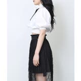 【WC】カメオリボンショートブラウス | WEGO【WOMEN】 | 詳細画像5