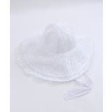ホワイト | 【WC】レースツバヒロハット | WEGO【WOMEN】