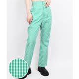 WC】カラーギンガムチェックパンツ[品番：WG010080246]｜WEGO