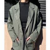 【WC】ブラックギンガムジャケット 韓国 韓国ファッション セットアップ | WEGO【WOMEN】 | 詳細画像1 