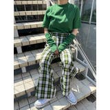 【秋 冬 先行予約】【WC】チェックワイドパンツ 韓国 韓国ファッション | WEGO【WOMEN】 | 詳細画像7