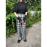 【秋 冬 先行予約】【WC】チェックワイドパンツ 韓国 韓国ファッション | WEGO【WOMEN】 | 詳細画像11