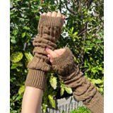 ベージュ | ケーブルニットアームウォーマー アームカバー 韓国 | WEGO【WOMEN】