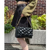 フェイクレザーポップコーンキルトバッグ 韓国 韓国ファッション | WEGO【WOMEN】 | 詳細画像24