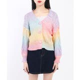【WC】グラデーションニットカーデ | WEGO【WOMEN】 | 詳細画像5