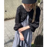 ブラック | ぽこぽこショートカーディガン 韓国 韓国ファッション | WEGO【WOMEN】