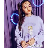 Lパープル | 【WC】【foxy illustrations WC】プリントスウェット | WEGO【WOMEN】