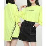 イエロー | 【WC】デザインビッグロゴTシャツ | WEGO【WOMEN】