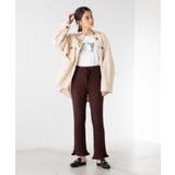 ケーブルフレアパンツ WE19AU09-L4782 | WEGO【WOMEN】 | 詳細画像3 