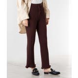 Dブラウン | ケーブルフレアパンツ WE19AU09-L4782 | WEGO【WOMEN】