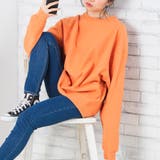 オレンジ | 【WEB限定】裏起毛カラービッグプルオーバー韓国 韓国ファッション | WEGO【WOMEN】