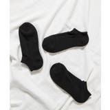 ブラック | 【3点セット】スニーカーソックス WE19AW09-MG3516 | WEGO【MEN】