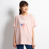 Lピンク | USAロゴTシャツ WE19SM03-M017 | WEGO【WOMEN】