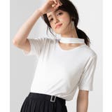 ホワイト | チョーカーリブTシャツ WE19SM05-L041 | WEGO【WOMEN】