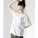 ホワイト | ベアワンポイント刺繍Tシャツ WE19SM06-M1533 | WEGO【WOMEN】
