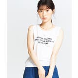 ホワイト | リボンロゴタンクトップ WE19SM07-L1920 | WEGO【WOMEN】