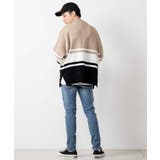 カラーブロックモックネックセーター WE19WN10-M6098 | WEGO【MEN】 | 詳細画像7 