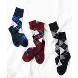 アーガイルレギュラーソックス WE19WN10-MG5349 | WEGO【MEN】 | 詳細画像1 