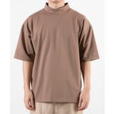 ブラウンその他 | ポンチモックネック半袖プルオーバー WE20AU06-M3417 | WEGO【MEN】