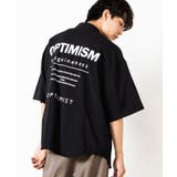 ブラック | レトロロゴ5分袖BIGシャツ WE20AU07-M5004 | WEGO【MEN】